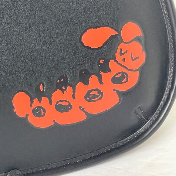 Coach Ergo Bag Sleepy Caterpillar Print Coachtopia Leather Black CQ827 Shoulder - Picture 4 of 10